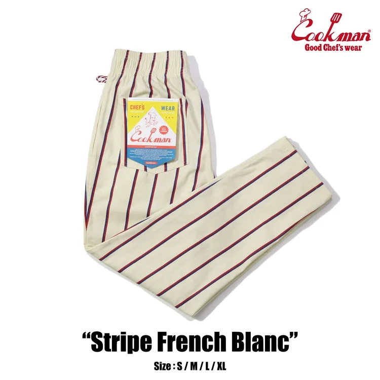 Price Blitz Cookman Chef Pants - Stripe : French Blanc