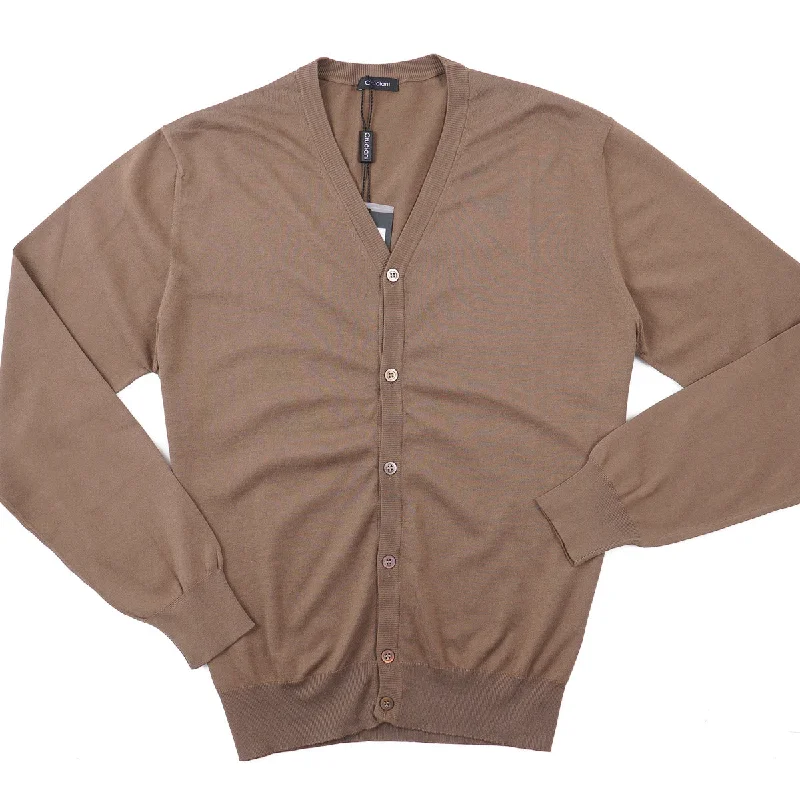 Act Fast Cruciani Extrafine Cotton Cardigan Sweater
