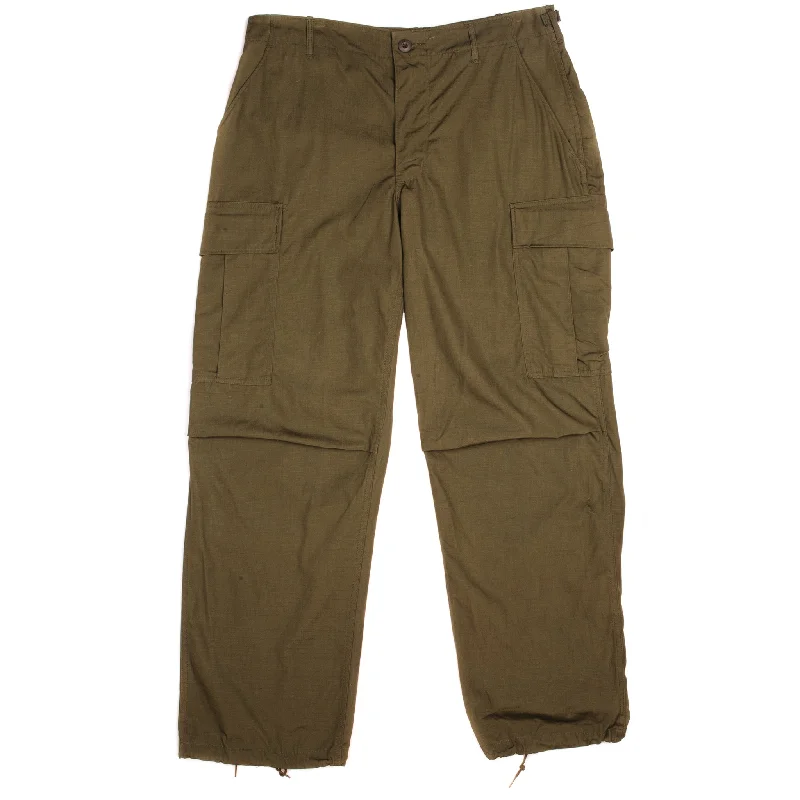 Online Exclusive VINTAGE US ARMY TROPICAL COMBAT PANTS 6TH PATTERN 1969 VIETNAM WAR SIZE MEDIUM REGULAR DEADSTOCK