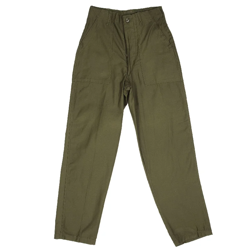 Value Deals VINTAGE US ARMY UTILITY OG-107 TROUSERS PANTS 1970S SIZE 30X31 DEADSTOCK