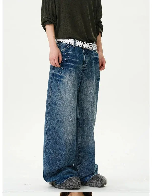 Weekend Savings Bonanza Diamond Detail Wide Jeans