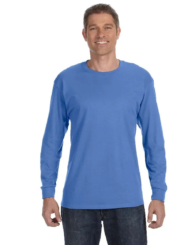 Holiday Sale Jerzees DRI-POWER ACTIVE Long Sleeve T-Shirt | Columbia Blue