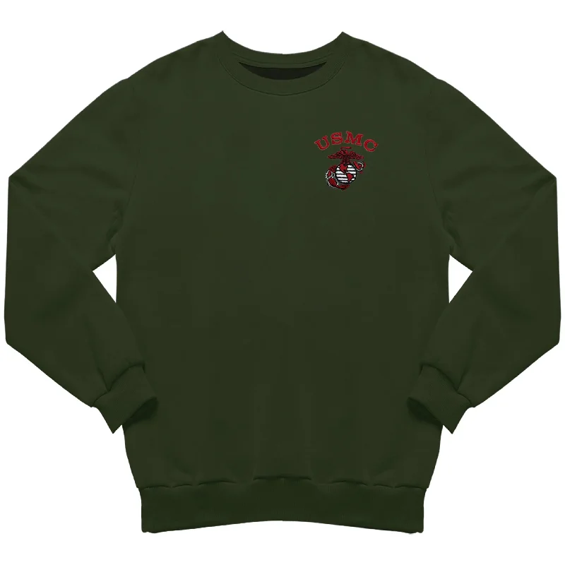 Steals and Deals Hunter Green Embroidered Sweatshirt