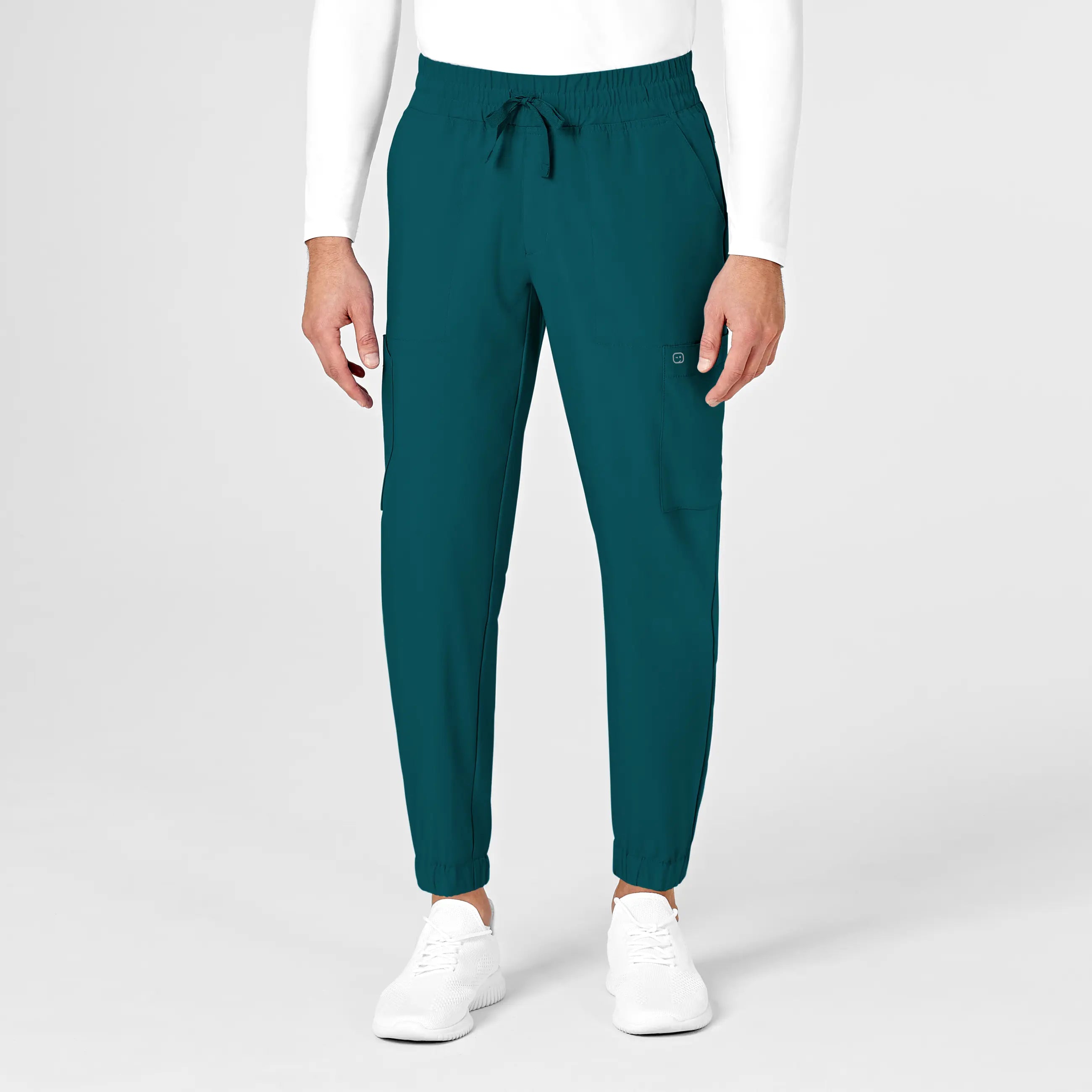 Weekend Discounts to Enjoy Wink Men's W123 Cargo Jogger Scrub Pant - Caribbean Blue