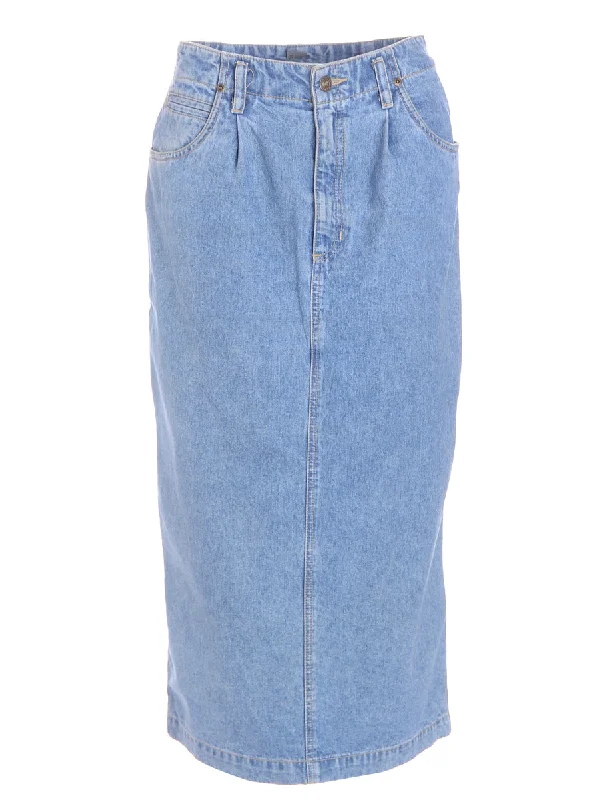 Inventory Reduction Stone Wash Denim Skirt