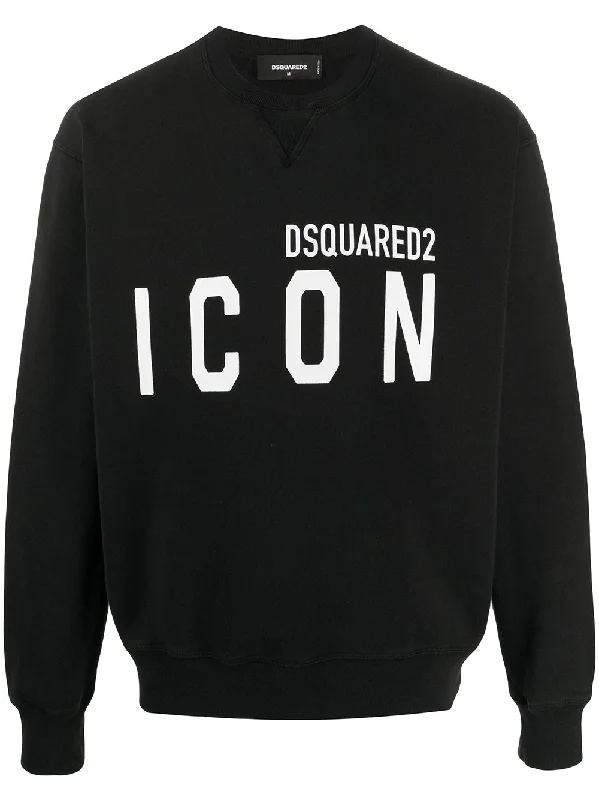 Seasonal Sale Icon-Print Crew Neck Sweatshirt