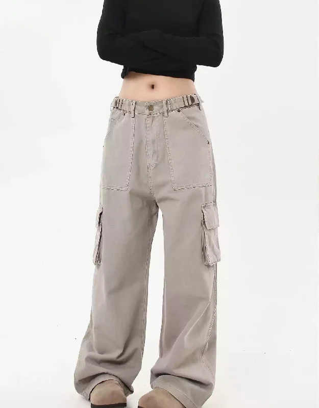 Referral Discount Side Flap Pockets Workwear Jeans